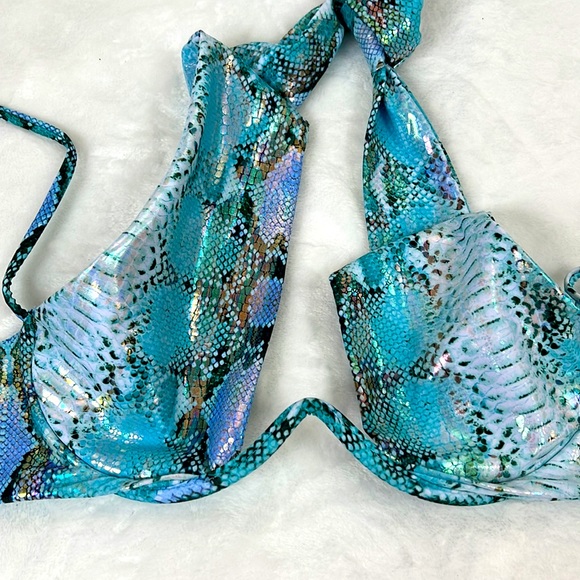 New Shein 2 piece snake skin swimsuit S - Picture 9 of 10